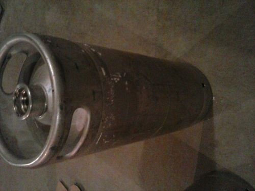 Empty 1/6 barrel 5.16 g gallon stainless steel beer keg for sale