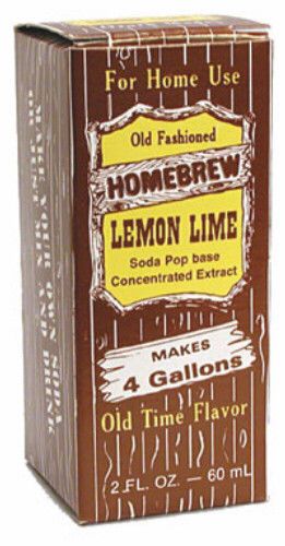 Rainbow Soda Syrup Extract - LEMON LIME  Makes 4 gallons!