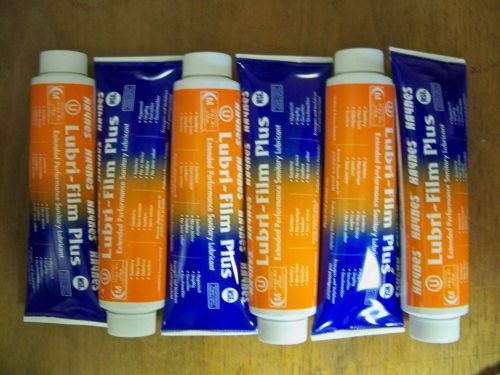 6 new 4 oz haynes lubri film plus nsf food grade lubricant free priority s&amp;h for sale