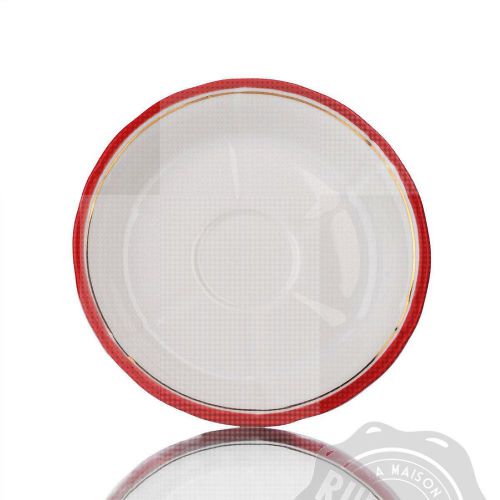 Red bistro saucer - absinthes.com for sale