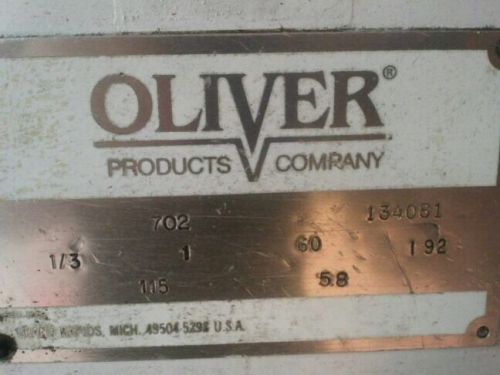 Oliver model 702 bagel and bun slicer