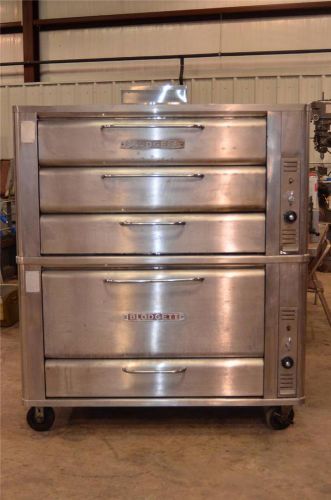 BLODGETT 981 &amp; 966 Baking Oven 2 Decks-Stainless Steel ROAST Deck Gas Ready!