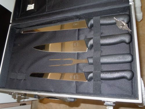 Wenger grand maitre 9-piece chef&#039;s knife set and case for sale