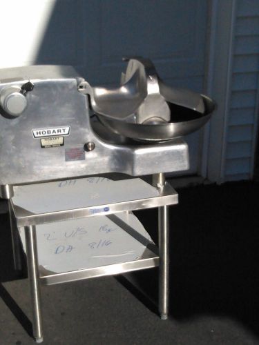 HOBART BUFFALO FOOD CHOPPER 84186 /new belts and bearings /115 volts/from school