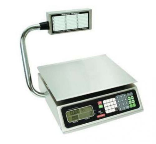 Price Computing Scale, electronic, LCD display, 40 lb Tor-Rey Model No. PC-40L-T