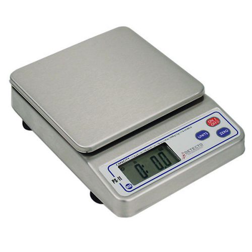 New Detecto Digital Kitchen Food Scale – 11 lb Capacity - Commercial Kitchen Bar