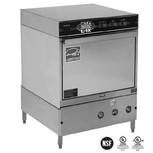 Cma l-1x dishwasher, undercounter, 30 racks per hour, low temp, chemical sanitiz for sale