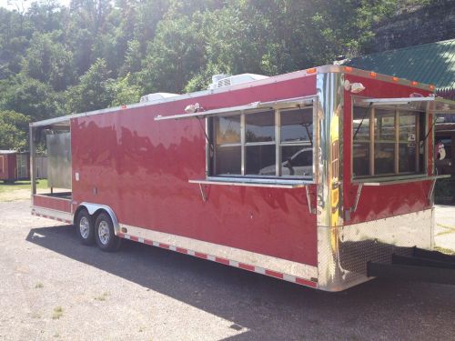 2013 32&#039; concession trailer with smoker - perfect for bbq! for sale