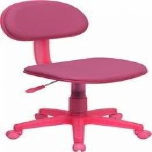 Flash furniture bt-698-pink-gg pink fabric ergonomic task chair for sale