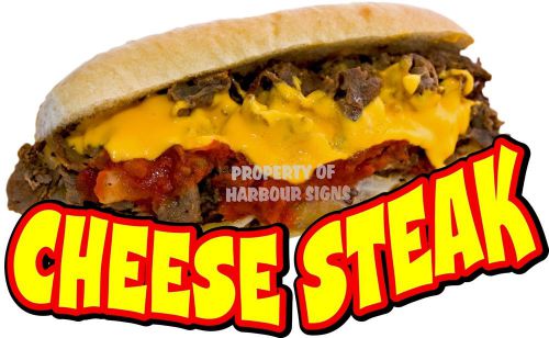 Cheesesteak Cheese Steak Sandwich Sub Restaurant Concession Food Truck Decal 10&#034;