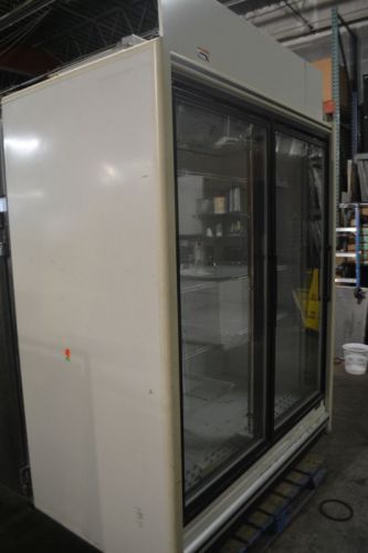 Zero Zone 2 Door Glass Reach in Refrigerator