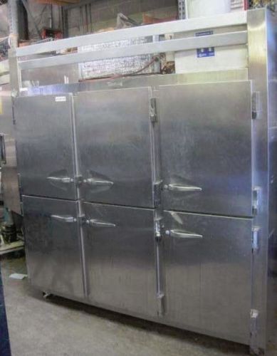 77&#034; traulsen 3 section freezer with half length doors for sale