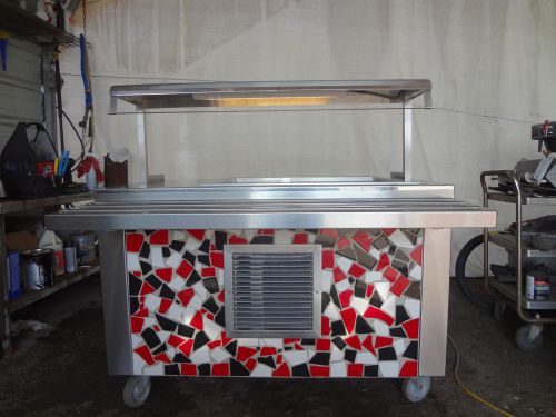 Mod u serve refrigerated serving cart , works great, lighted.with top shelf#209 for sale