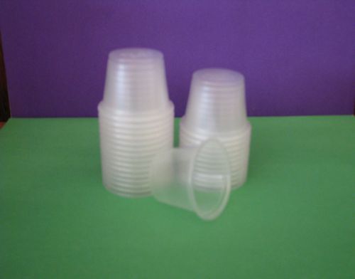 Dart souffle cups 1oz plastic-condiment 1000 nolids for sale