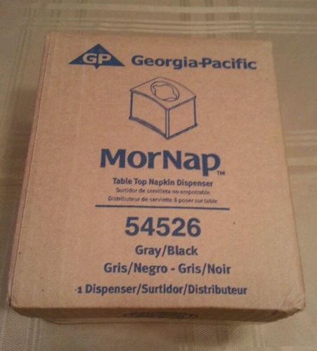 Georgia Pacific Table Top Napkin Dispenser Gray/Black Commercial Mornap 54526