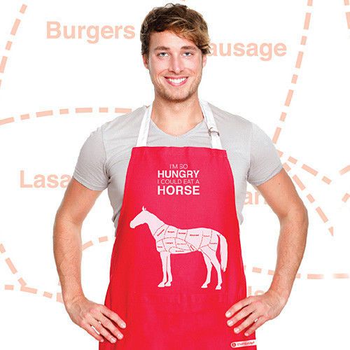 Thumbsup horse meat apron for sale