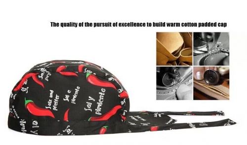 The Printing Ribbon Hat Fashion Multicolor Baotou Chef&#039;s Turban Hat
