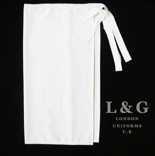 Chef Uniforms: Professional chef White waist apron  L&amp;G