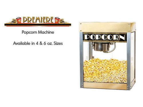 Benchmark USA 12068 Premiere 6oz Popcorn Machine International Version