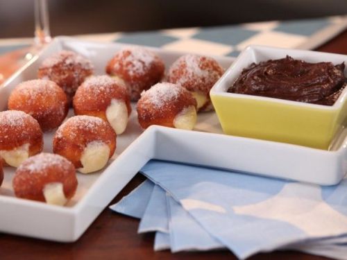New Food Scented Bomboloni with Cream and Chocolatem Pastry Recipe