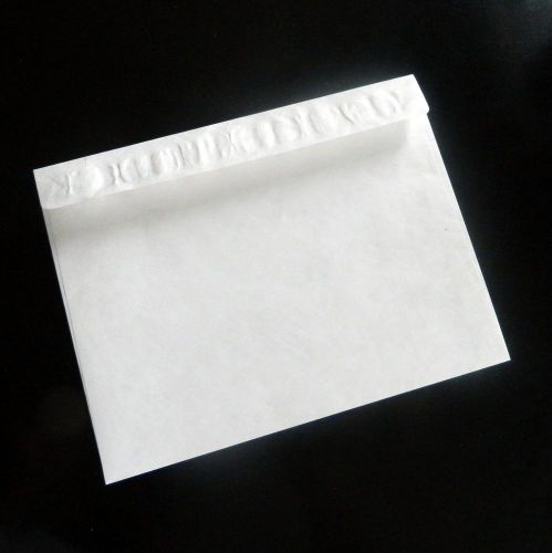 11.5&#034; x 14.5&#034; bulk tyvek envelopes open side peel &amp; seal qty. 500 booklet style for sale