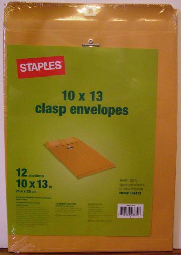 10 X 13 KRAFT CLASP ENVELOPES 144CT