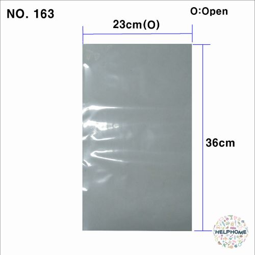 17 Pcs Transparent Shrink Film Wrap Heat Seal Packing 23cm(O) X 36cm NO.163