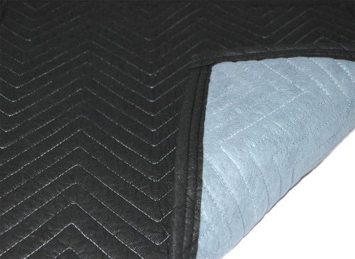 72&#034; X 80&#034; BLACK AND GRAY MOVING BLANKET