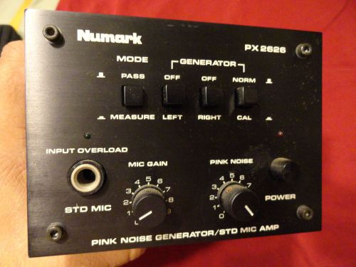 Numark PX 2626 Pink Noise Generator  NO RESERVE
