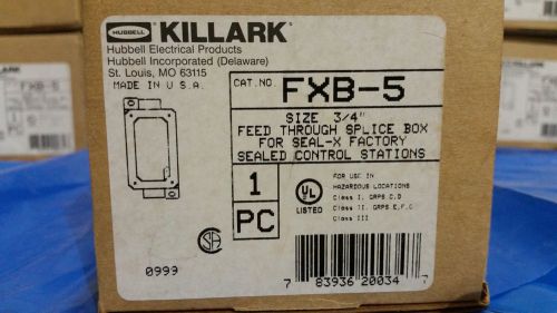 Killark  fxb-5 feed thru splice box/sealed control stations for sale