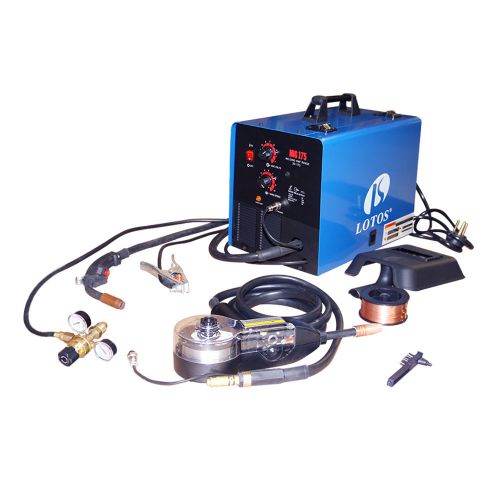 LOTOS MIG175 175A Mig Welder with Spool Gun Mask FREE SHIPPING