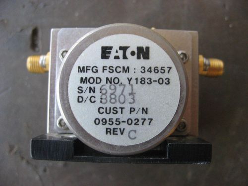 YIG Tuned Filter EATON Y183-03, p/n 0955-0277. NEW!
