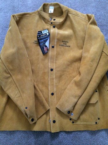 Tillman Cowhide Side Split Leather 30&#034; Heavyweight Jacket XXL