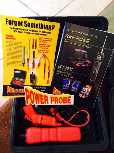 Power Probe Circuit Tester and Lead Set Too!!!!
