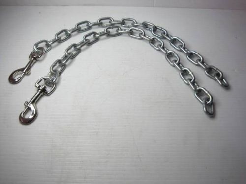 8304 Lot(2) Single Leg Chain With Snap Hook SW15266A FREE Shipping Conti USA