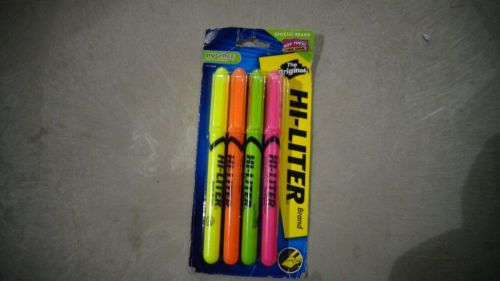 The Original PVC Free Hi-Liter Brand Different Neon Colors Permanent Marker