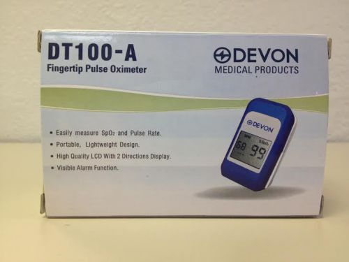 Devon DT100-A Fingertip Pulse Oximeter