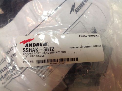 Andrew SSHAK-3812 Hanger Kit of 10, 3/8&#034; RET Cable, Andrew/Comm New