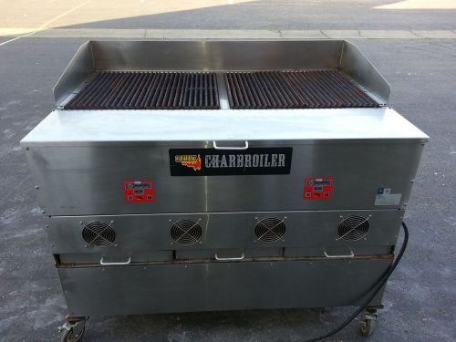 Cookshack Commercial Pellet Charbroiler BBQ Portable Smoker Cooker CB-48 EUC