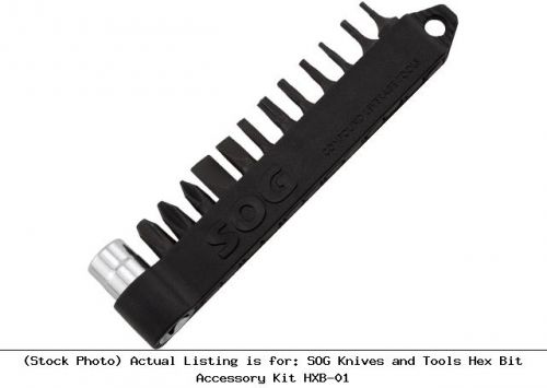 SOG Knives and Tools Hex Bit Accessory Kit HXB-01 Handcuff Accessory