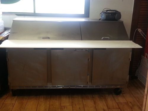 Refrigerated Prep Table (3 door) w/containers
