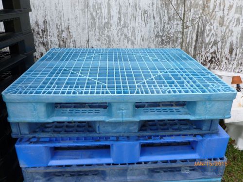 Industrial plastic pallets, 40x48 for sale