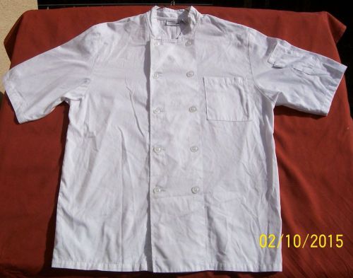 Chef Coat - Large- White short sleeve- $6.00