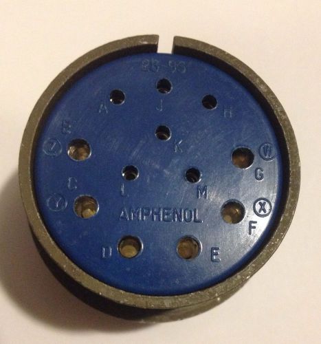 Amphenol 28-9S Connector Socket 9 Pin