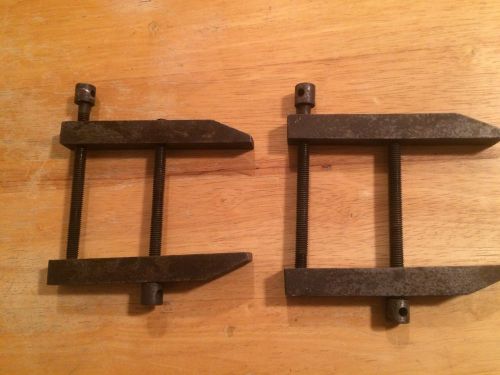 Vintage Pair Of Parallel Clamps Tool Maker Made