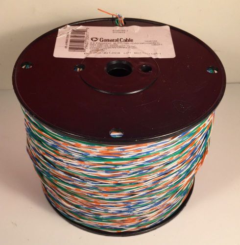 1000ft general cable cross connect jumper wire 24 awg / 2 pair 7026156 for sale