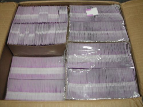 White Kraft Pre-Glued Currency Straps $2000 / Violet 20,000 Per Case WRAP MONEY