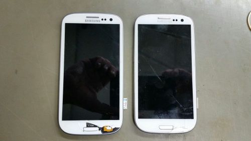Lot of 2 LCD Touch Digitizer Display Screens for SAMSUNG GALAXY S3 I9300