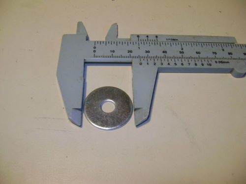 25 NEW 1/4&#034; X 1&#034; FLAT STEEL WASHER DR9