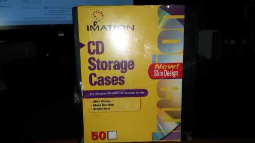 Imation CD Storage Cases Slim Design 50 Pack